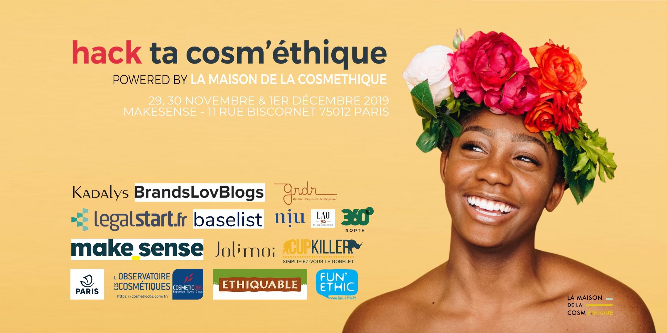 Bannière Hack ta Cosm'éthique